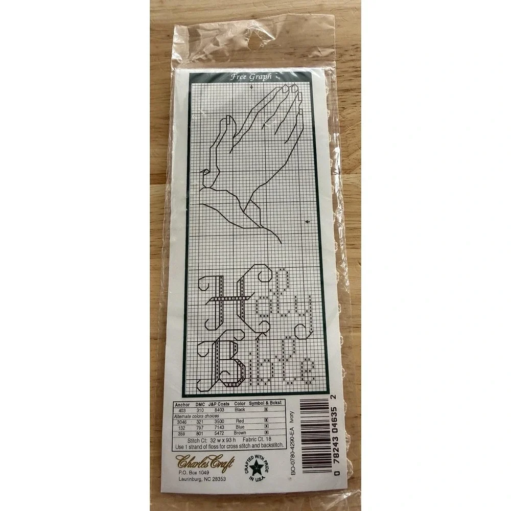Charles Craft‎ Lace Edged Bookmark 18 Count Aida 3